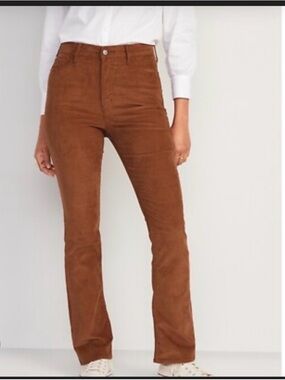 Old Navy Rust orange Corduroy Boot-Cut Pants